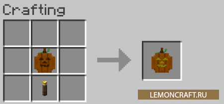 Мод на тыквы для Хэллуина Halloween Pumpkins and Jack'O Lantern [1.17.1] [1.16.5]